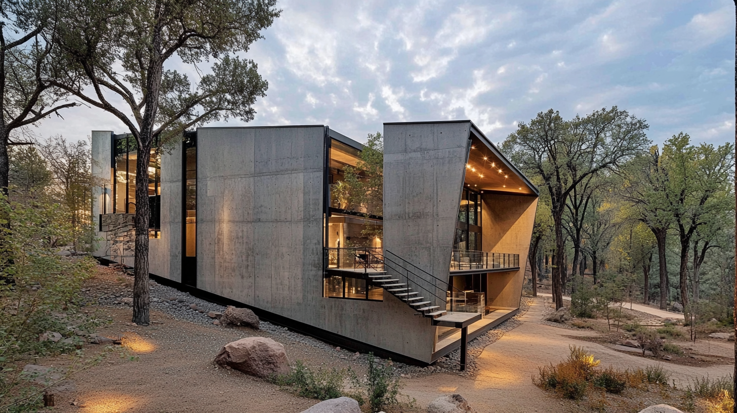 TILTED HOUSE - architecture project