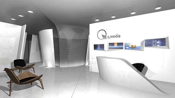 Q MEDIA HQ - interior project