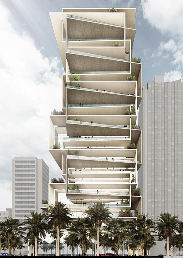 ABU DHABI TOWERS 1 - architecture project